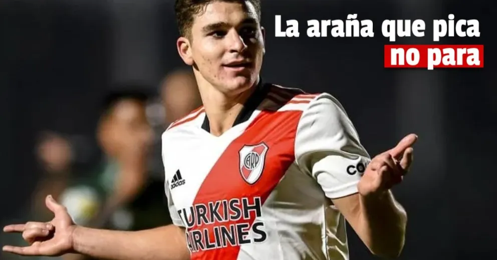 La nueva marca que rompió Julián Álvarez en River