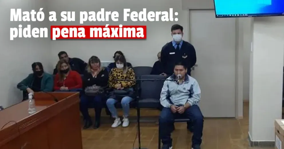 Piden perpetua para el joven acusado de matar a su padre Policía Federal