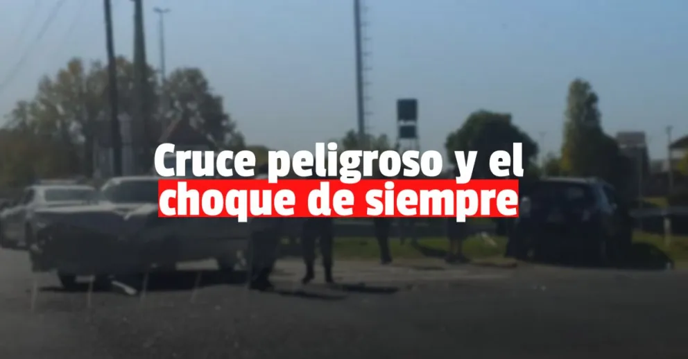 Trinidad: dos autos chocaron y hay caos vehicular  