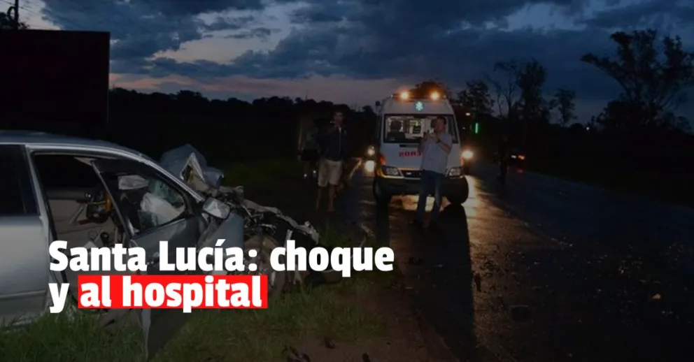 Dos mujeres chocaron y una tuvo que ser hospitalizada