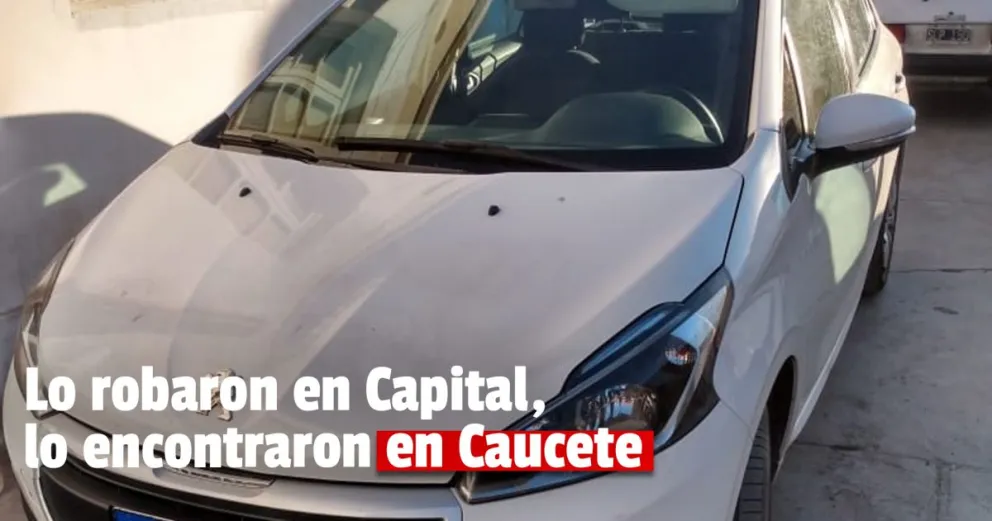 Detuvieron al ladrón y encontraron el auto que fue robado en pleno centro 
