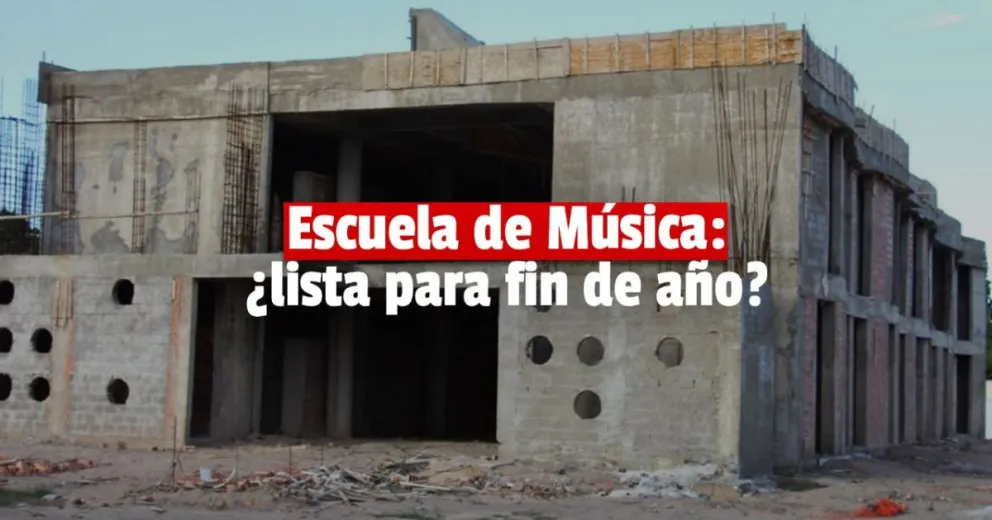 La Escuela de Música tiene un 50% de avance y esperan tenerla lista para fin de año