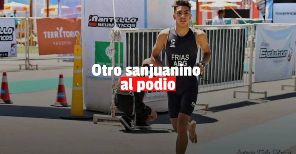 Luciano Frías, medalla de bronce en Rosario 2022