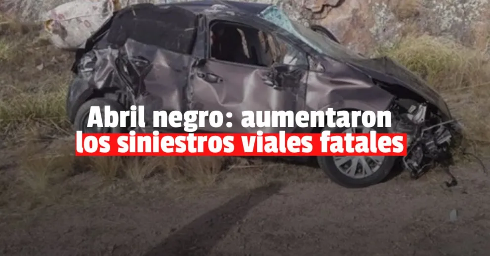 Los siniestros viales aumentaron un 50% en abril