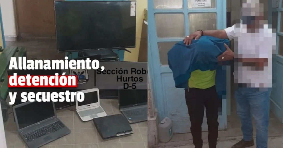Santa Lucía: detienen a un ladrón tras varios hechos delictivos
