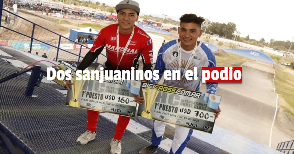 Los hermanos Molina salieron primeros en BMX