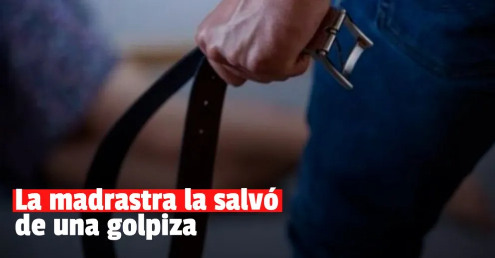 Una mujer denunció a su pareja por pegarle a su hijastra