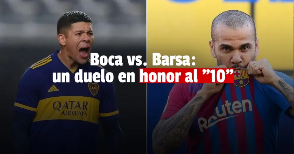 Boca y Barcelona y un partido homenaje a Maradona