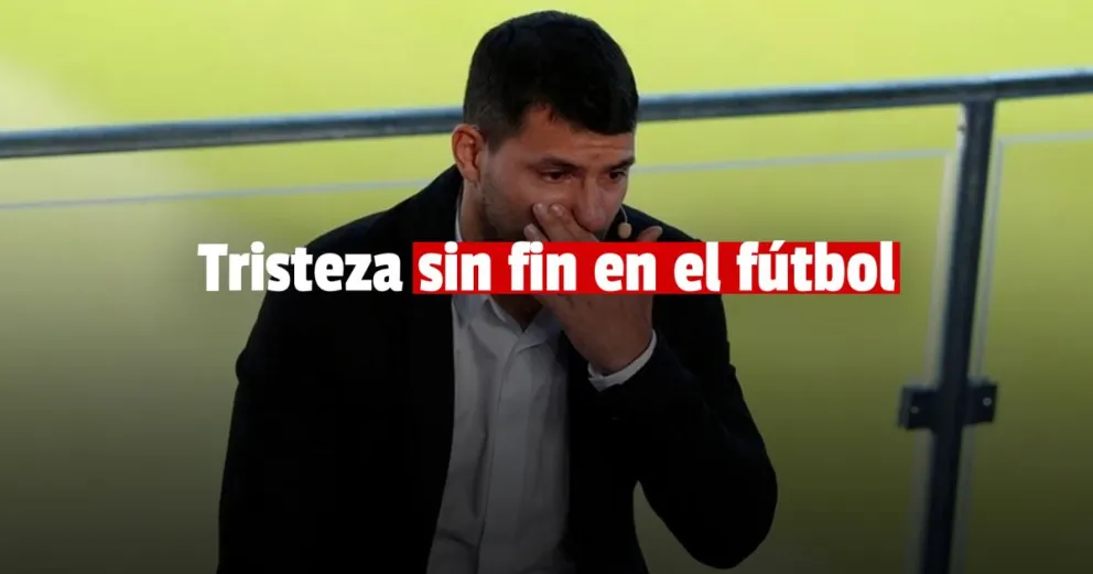 Sergio Agüero anunció su retiro del fútbol