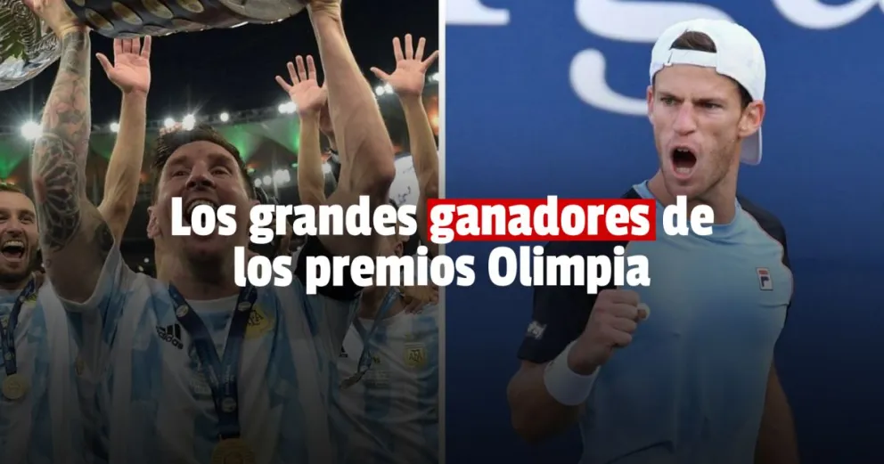 Lionel Messi y Diego Schwartzman ganaron los premios Olimpia de Oro a mejores deportistas