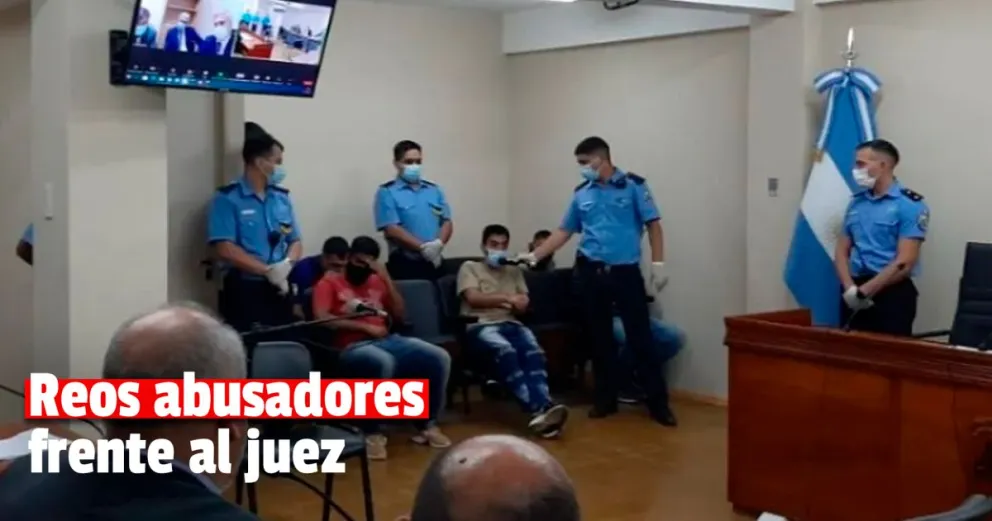 Los presos acusados de violar a su compañero quedaron imputados por el delito de abuso sexual