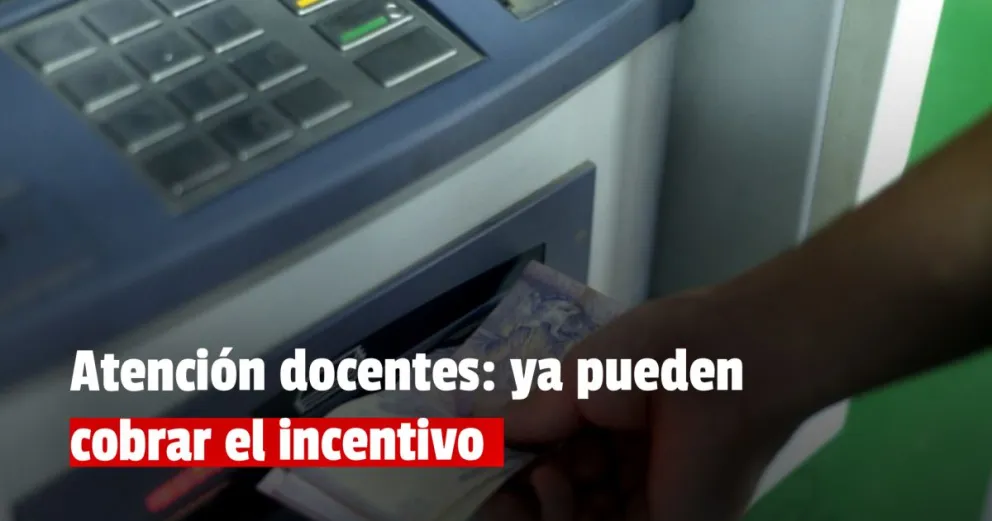 Depositaron el Incentivo Docente correspondiente a noviembre