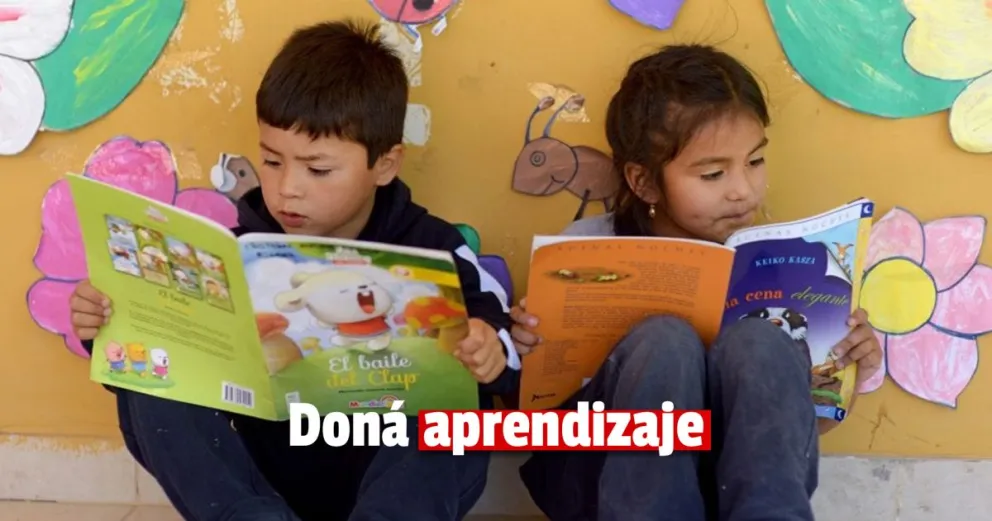 Se inspiró en su hija para recolectar libros y donarlos a niños de 5 a 10 años