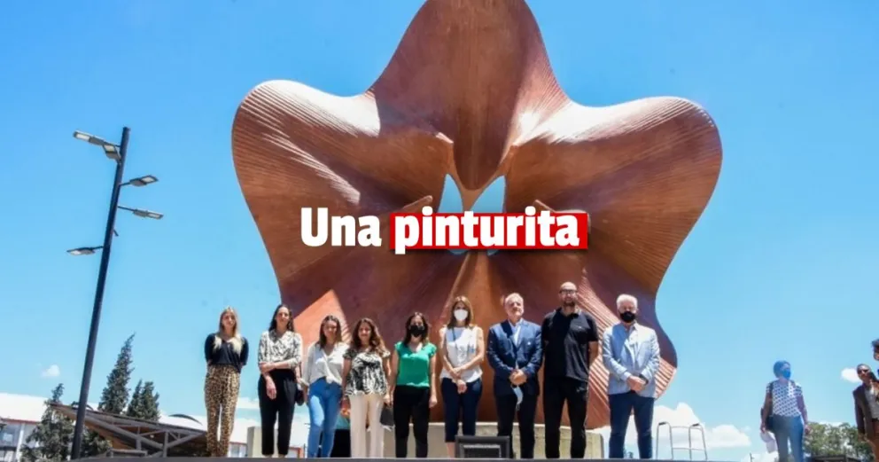 El Monumento al Deporte fue restaurado con su color y textura original