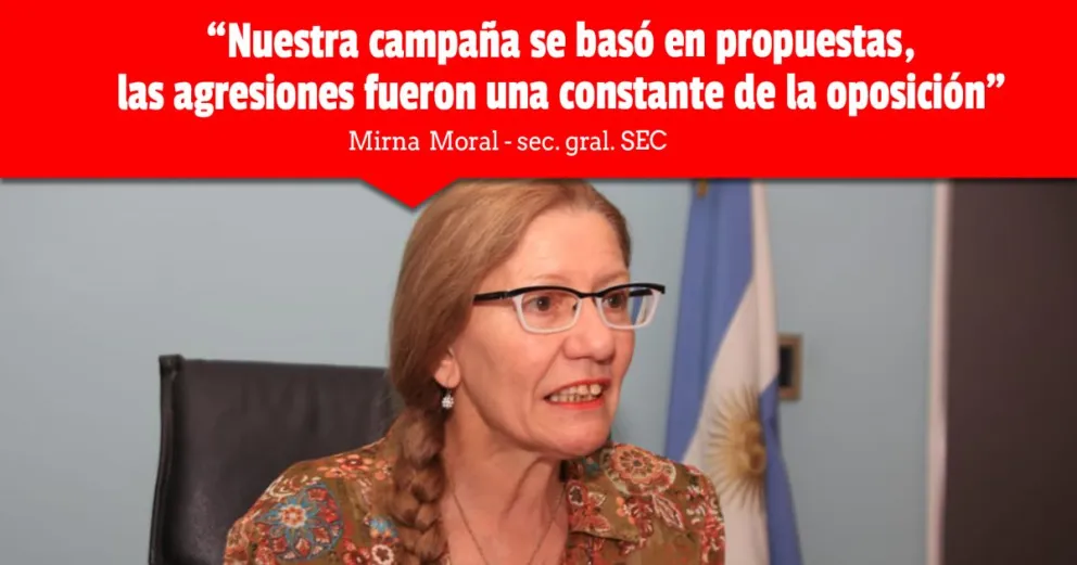 Mirna Moral hizo un balance de la gestión y se diferenció de la oposición 