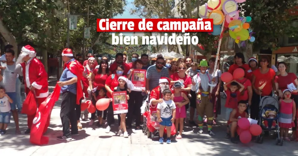 Elecciones en el SEC: la Lista Roja cerró campaña junto a Papá Noel