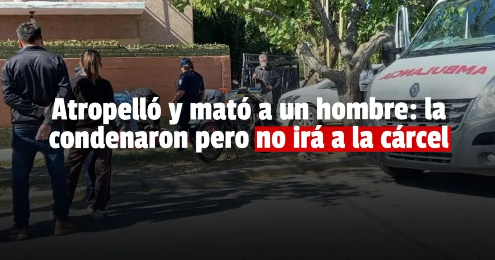 Prisión en suspenso para la mujer que atropelló y mató a un hombre en Concepción 