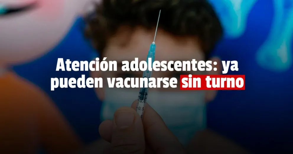 Comienza la vacunación por demanda espontánea para adolescentes