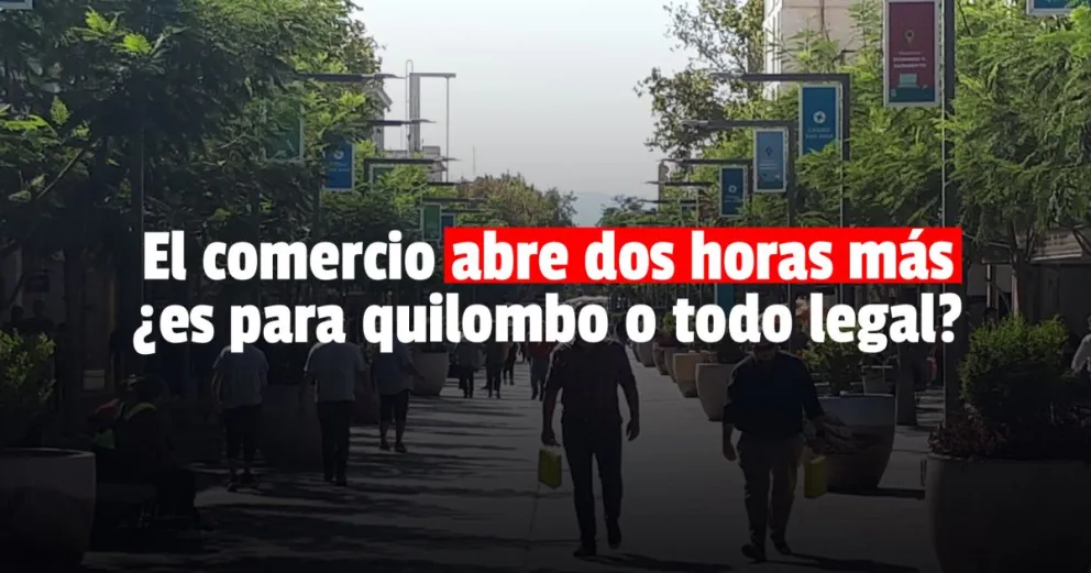 Algunos comercios extendieron dos horas su horario de atención 