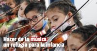 La Orquesta Escuela sigue creciendo para albergar a más pequeños apasionados por la música