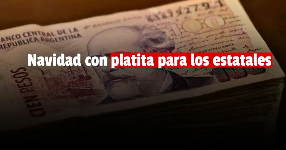Los estatales comenzaron a cobrar el medio aguinaldo